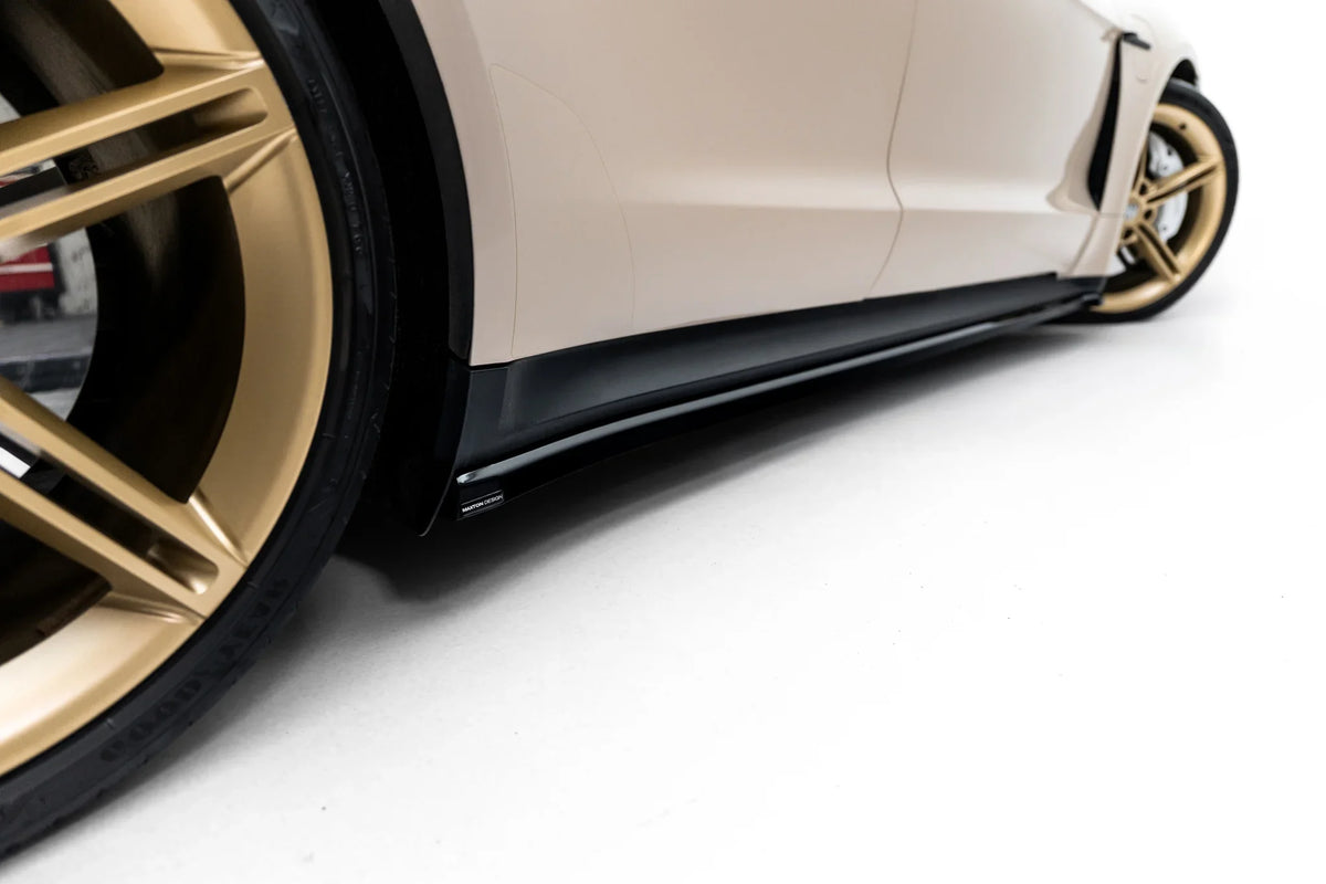 Sidokjolar Diffusers för Porsche Taycan / Taycan 4 / Taycan 4S / Taycan GTS Mk1