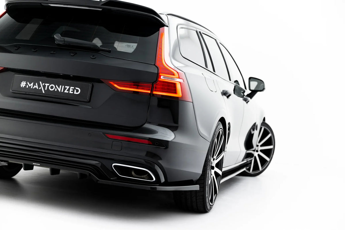 Bakre Splitter (With Vertical Bars) för Volvo S60/V60 R-Design Mk3