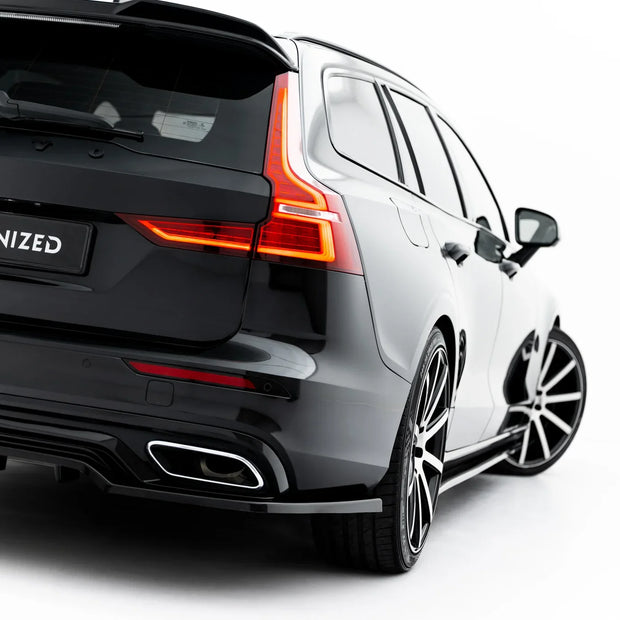 Bakre Splitter (With Vertical Bars) för Volvo S60/V60 R-Design Mk3