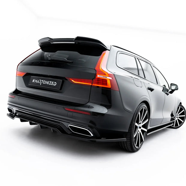 Bakre Splitter (With Vertical Bars) för Volvo S60/V60 R-Design Mk3