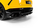 Prepreg Carbon Fiber Bakre Splitter (with vertical bars) för Lamborghini Urus Mk 1