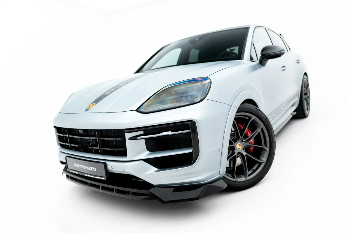 Splitter-kit för Porsche Cayenne GTS / Turbo Sport Pack / Turbo E-Hybrid GT Pack Coupe Mk3 Facelift