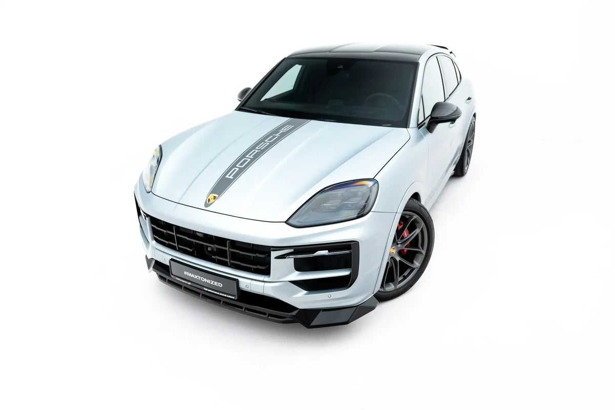 Splitter-kit för Porsche Cayenne GTS / Turbo Sport Pack / Turbo E-Hybrid GT Pack Coupe Mk3 Facelift