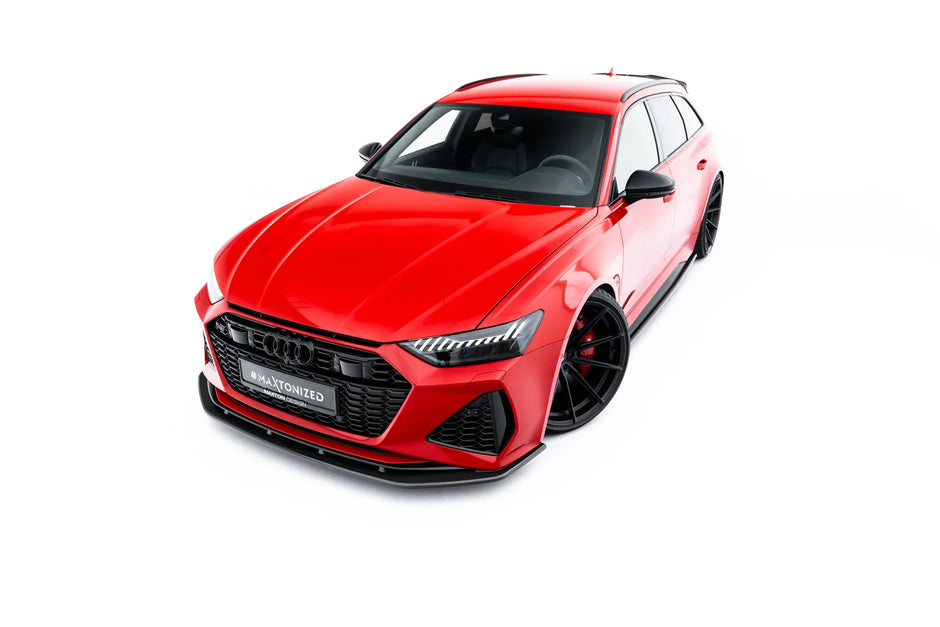 Set Of Prepreg Carbon Fiber Splitters för Audi RS6 C8 / C8 Facelift