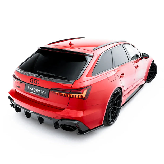 Prepreg Carbon Fiber Tailgate Spoiler (Lower) för Audi RS6 C8 / C8 Facelift
