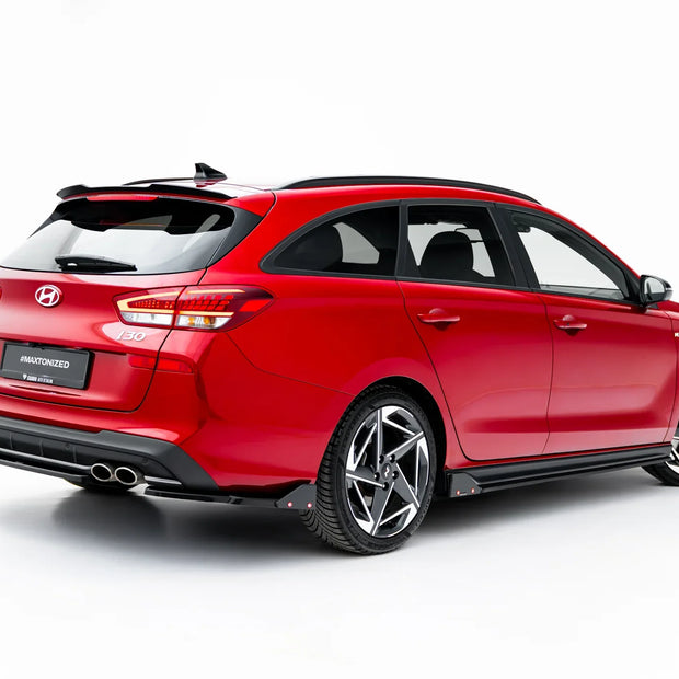 Bakre Sidosplitters V.2 + Flaps för Hyundai I30 N-Line Wagon Mk3 Facelift