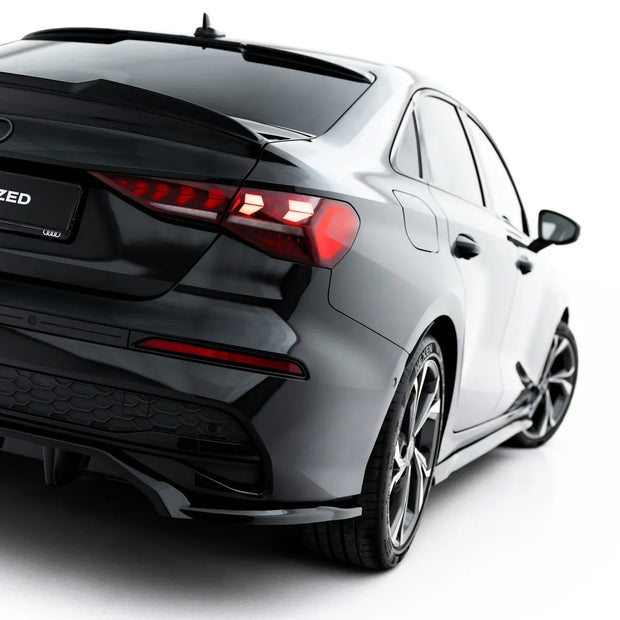 Bakre Splitter (with vertical bars) för Audi A3 Sedan 8Y Facelift