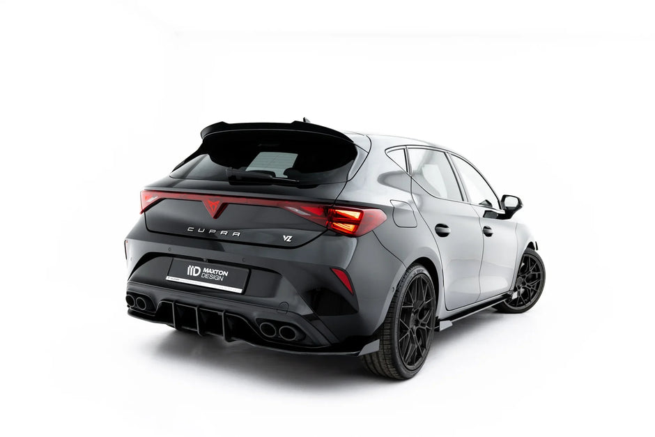 Street Pro Bakre Diffuser + Flaps för Cupra Leon Hatchback Mk1 Facelift
