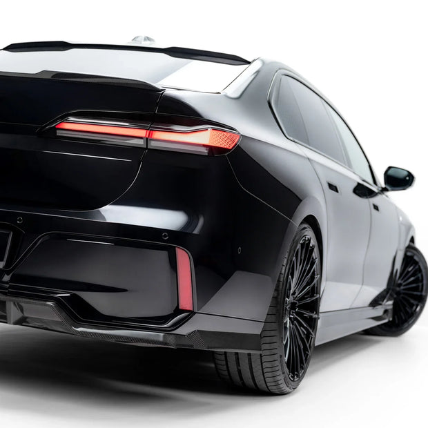 Prepreg Carbon Fiber Bakre Splitter (with vertical bars) för BMW 7 M-Pack G70