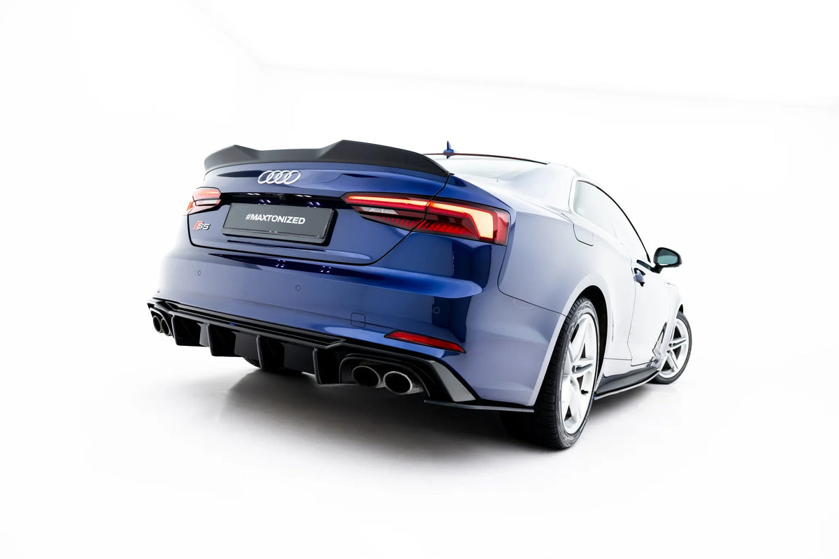 Street Pro Bakre Sidosplitters för Audi S5 Coupe F5