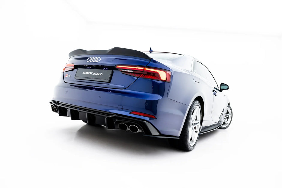 Street Pro Bakre Sidosplitters för Audi S5 Coupe F5