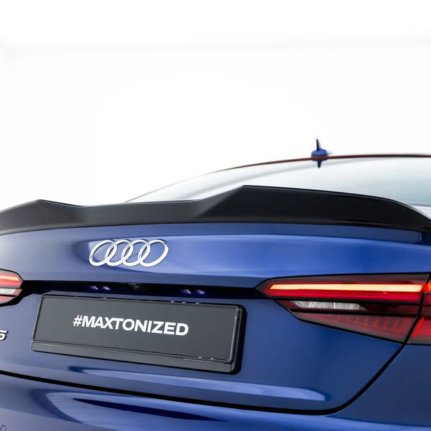 Spoilerläpp 3D för Audi S5 Coupe / A5 S-Line Coupe F5 Facelift