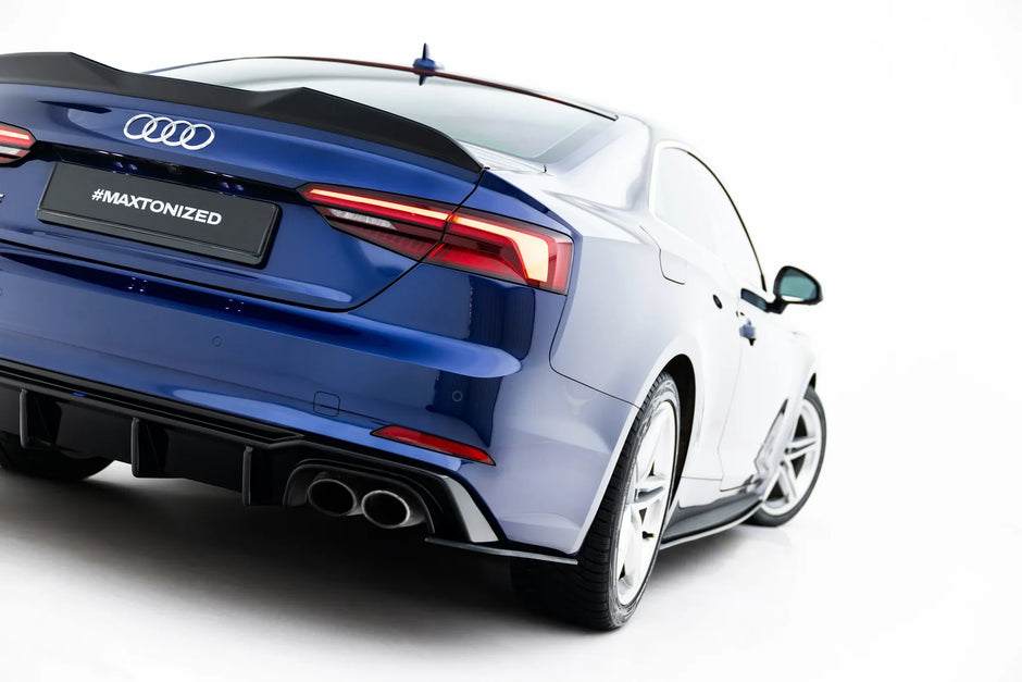Street Pro Bakre Sidosplitters för Audi S5 Coupe F5