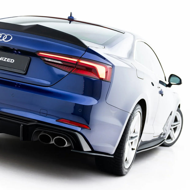 Street Pro Bakre Sidosplitters för Audi S5 Coupe F5