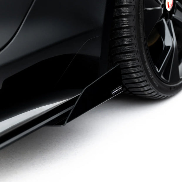 Street Pro Sidokjolar Diffusers + Flaps för Jaguar F-Type X152 Facelift 2