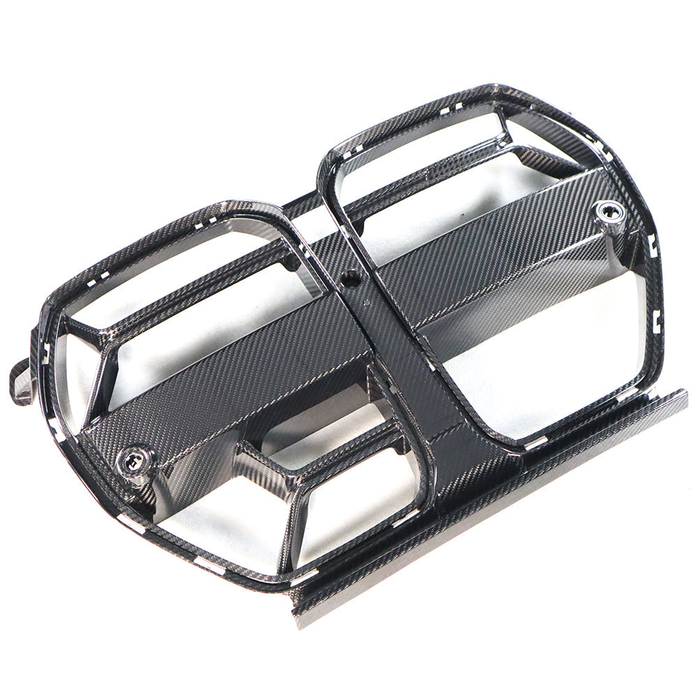 Frontgrill CSL-Style med ACC i Dry Carbon (Torrkolfiber) – BMW M3 (G80) & M4 (G82 / G83)