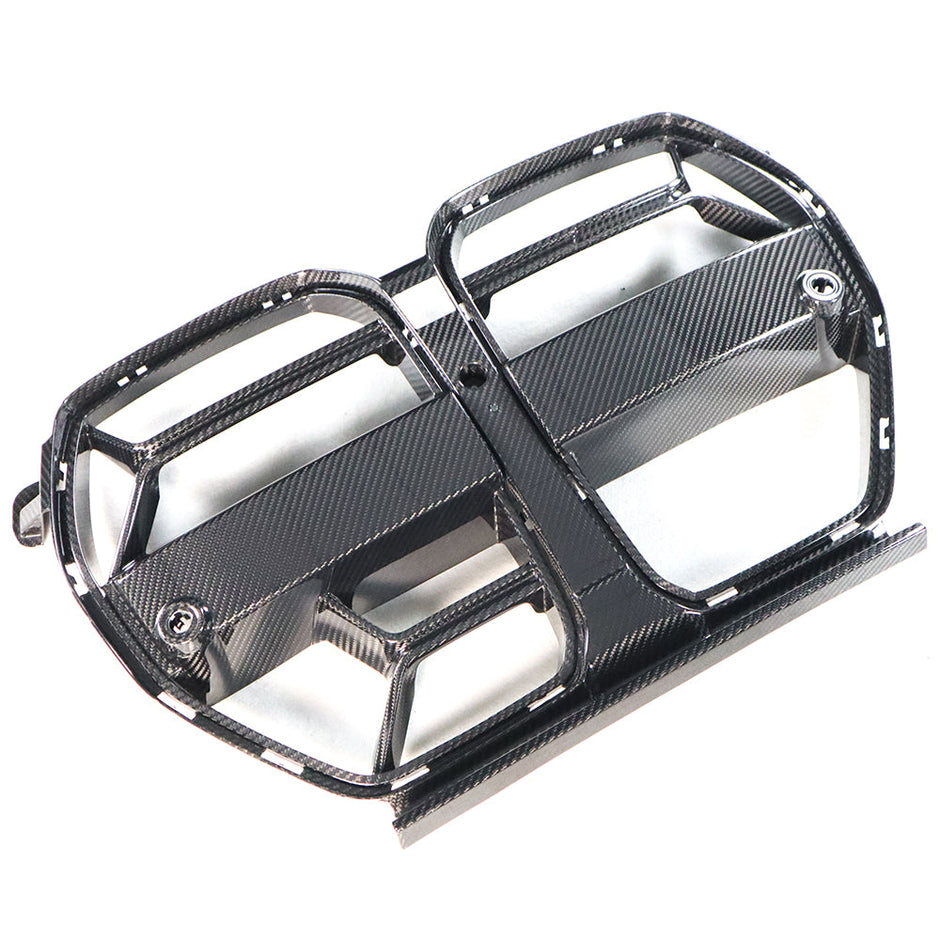 Frontgrill CSL-Style med ACC i Dry Carbon (Torrkolfiber) – BMW M3 (G80) & M4 (G82 / G83)