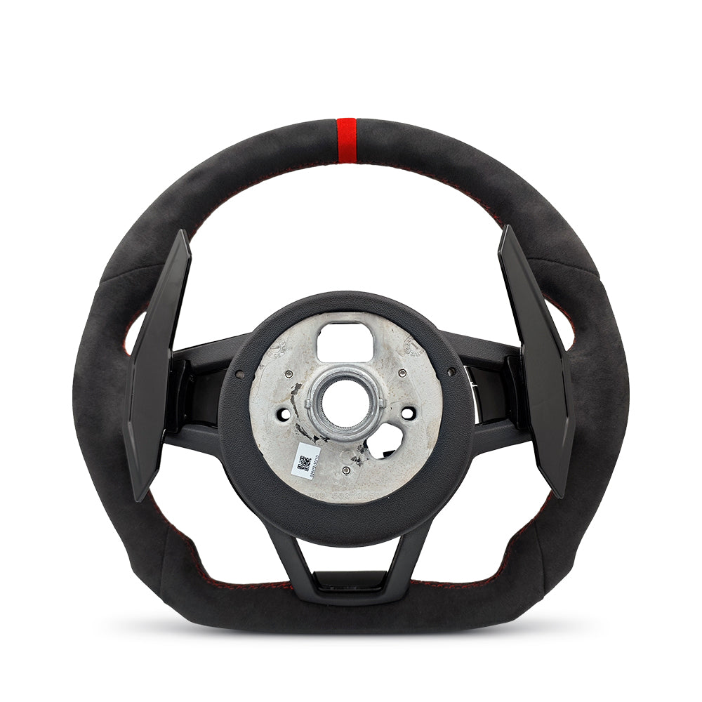 R8-Stil Platt Botten Full Sportratt för Audi RS3 RS5 RS6 RS7