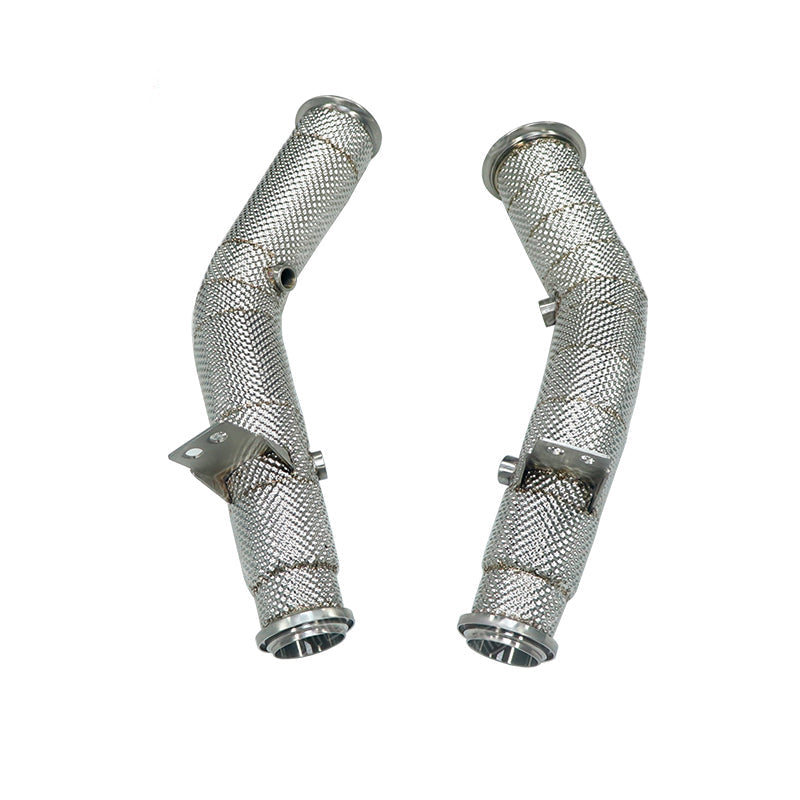 Decat Downpipe i Rostfritt Stål med Värmesköld – Mercedes-Benz C43 / C450 AMG (W205) M276