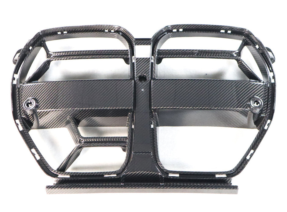 Frontgrill CSL-Style med ACC i Dry Carbon (Torrkolfiber) – BMW M3 (G80) & M4 (G82 / G83)