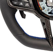 M-Sport Läderratt LCI med Blå M1/M2-Knappar – BMW G-Serie & F90/F97