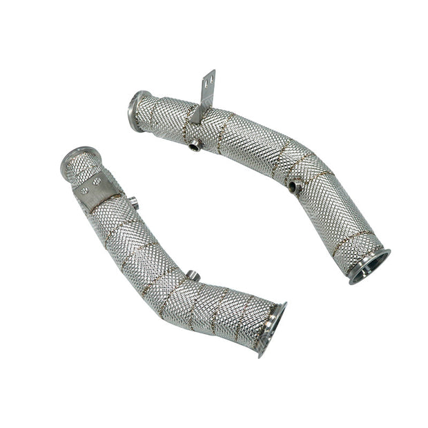 Decat Downpipe i Rostfritt Stål med Värmesköld – Mercedes-Benz C43 / C450 AMG (W205) M276