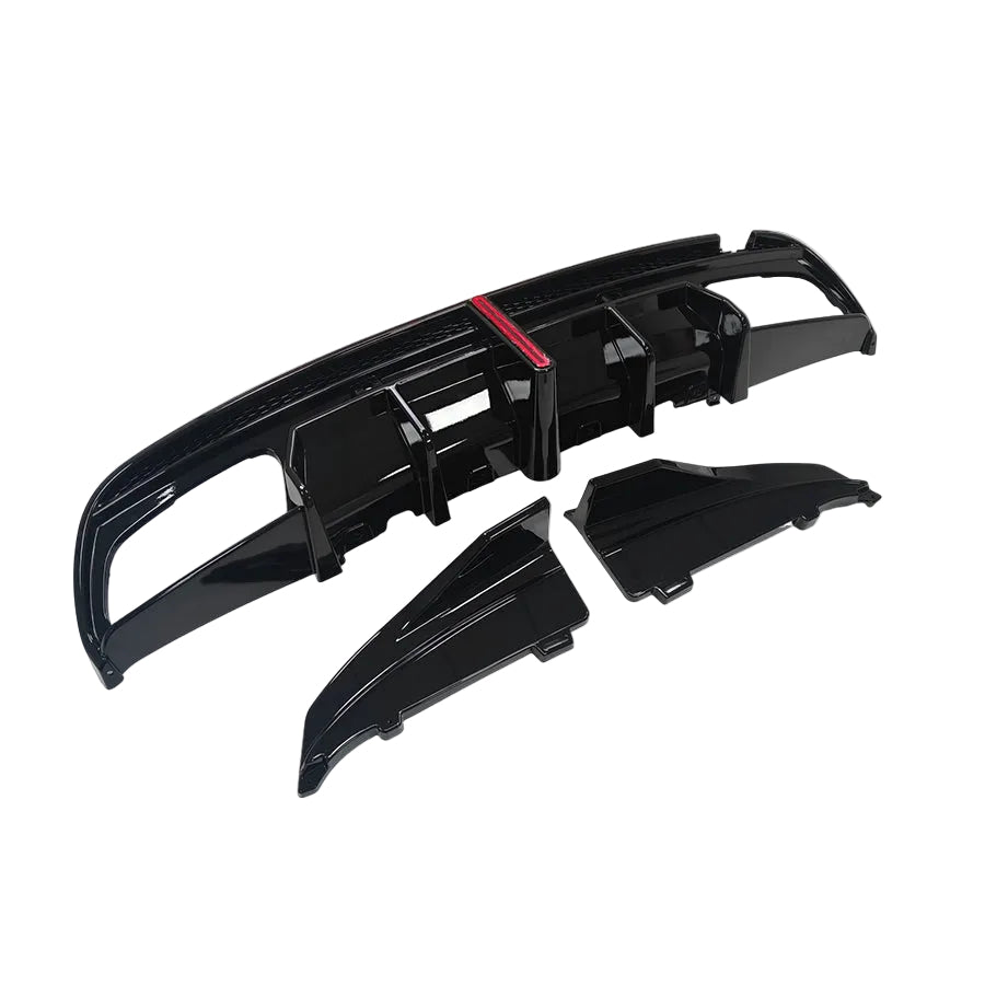 VTEN Style Bakdiffusor & Splitters/Winglets – Mercedes-AMG C-Klass (W205 Sedan 2015–2021)