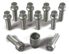 HR-1453103SET H&R Bultsats inkl låsbutar M14x1,5 Sfäriskt 13mm säte. VAG Silver, Längd 31mm