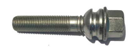 HR-1454107A H&R hjulbult M14x1,5 sfärisk 14mm säte rörlig kona Audi Q3 Q5 Silver, Längd 41mm