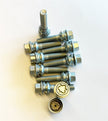 HR-1455007ASET H&R Bultsats inkl låsbutar M14x1,5 Sfäriskt Audi Q3 Q5 Silver, Längd 50mm – bild 2