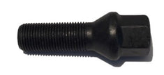 HR-B1252802 H&R hjulbult M12x1,5 sfärisk 12mm säte Mercedes fälgar Svart, Längd 28mm