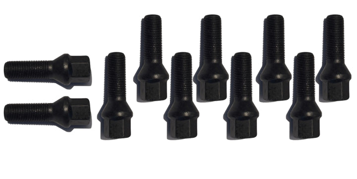 H&R HR-B14252801Pkt Paket hjulbultar 10st M14x1.25 BMW Mini Koniska Svart, Längd 28mm 10 st bultar