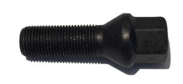HR-B14254301Pkt Paket hjulbultar 10st M14x1.25 BMW Mini Koniska Svart, Längd 43mm 10 st bultar