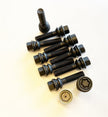 HR-B1453007ASET H&R Bultsats inkl låsbutar M14x1,5 Sfäriskt Audi Q3 Q5 Svart, Längd 30mm