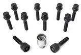 HR-B1453501SET H&R Bultsats inkl låsbutar M14x1.5 Konisk Svart, Längd 35mm