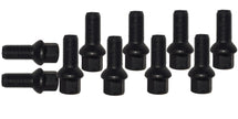 HR-B1453702pkt H&R paket hjulbultar 10st M14x1,5 sfärisk för Mercedes fälgar Svart, Längd 37mm