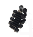 HR-B1455502SET H&R Bultsats inkl låsbutar M14x1,5 Sfäriskt 14mm säte Svart, Längd 55mm