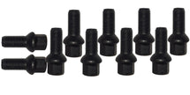 HR-B1455502pkt H&R paket hjulbultar 10st M14x1,5 sfärisk för AMG & Mercedes fälgar Svart, Längd 55mm – bild 2