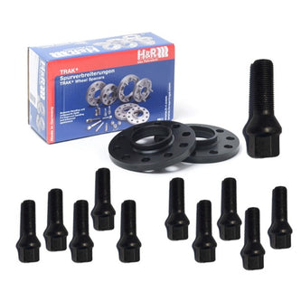 H&R SPACERPAKET MED KONISKA BULTAR BMW I4 15mm Svart