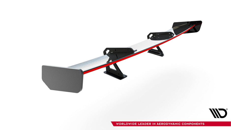 Kolfiberspoiler med övre swan-fäste + LED för Mazda MX-5 ND (Mk4)