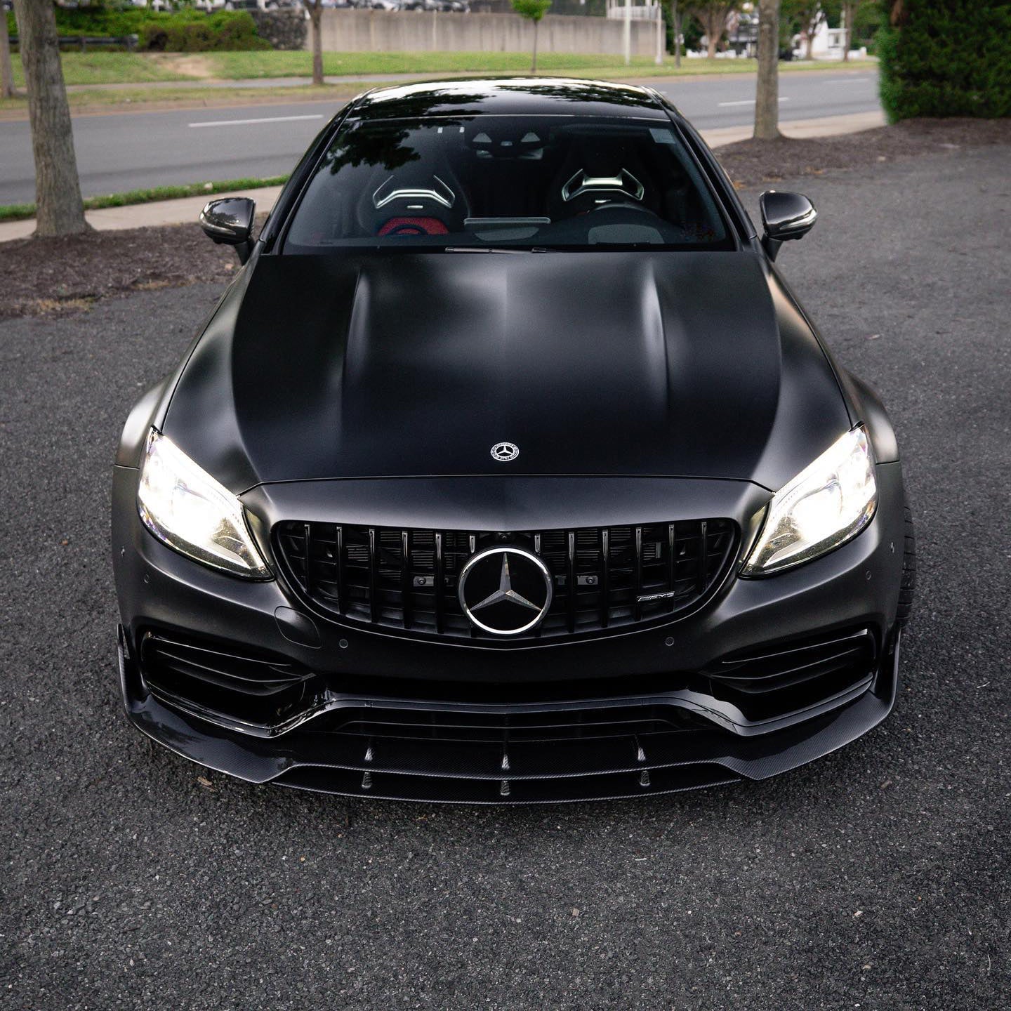 Kolfibersplitter / Frontläpp BRABUS – Mercedes-AMG C63 / C63 S (W205 Sedan / S205 Kombi)