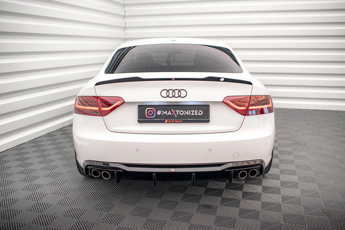 Rear Valance för Audi A5 Sportback 8T Facelift (Version with dual Exhausts on both sides)