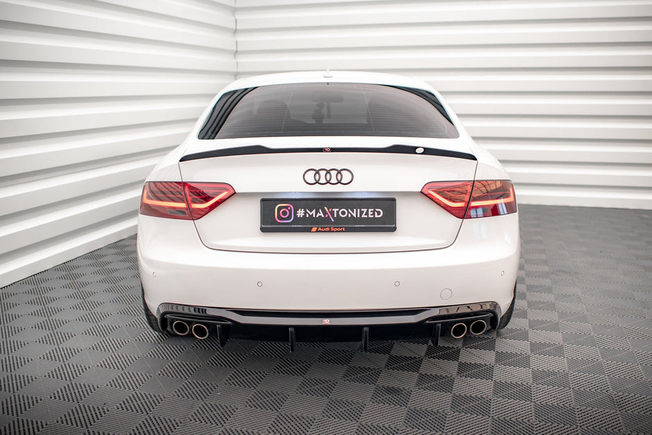 Rear Valance för Audi A5 Sportback 8T Facelift (Version with dual Exhausts on both sides)