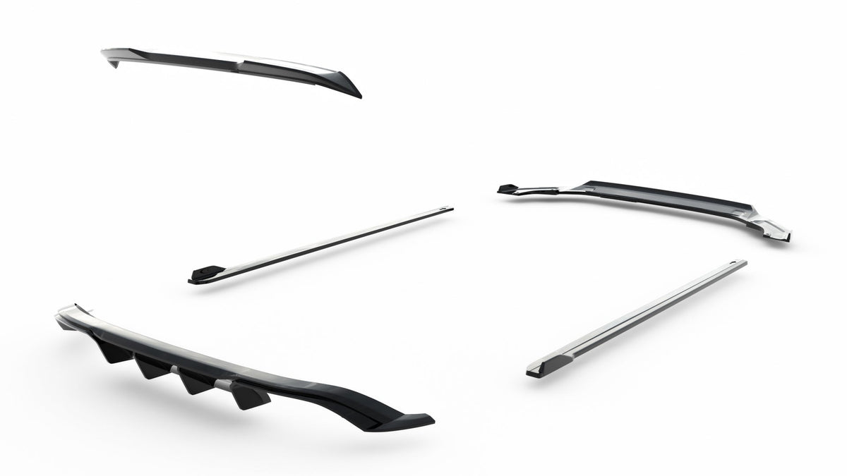 Splitter-kit V.1 för Volkswagen Golf R Hatchback Mk7 Facelift