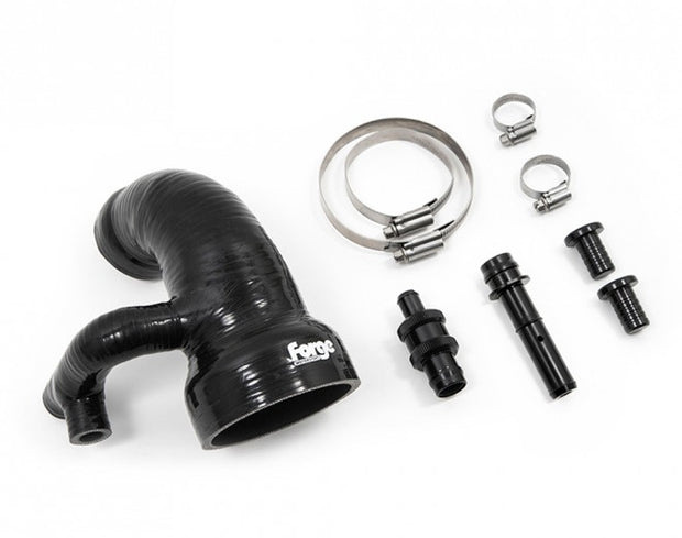 Forge Motorsport Turbo inlet-adapter i silikon – VAG 1.0 TSI (Svart, FMTIA3.N)