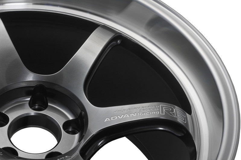Advan Racing Advan R6 20x10.5 ET24 5x114.3 Fälg, Machining & Racing Hyper Svart – bild 4
