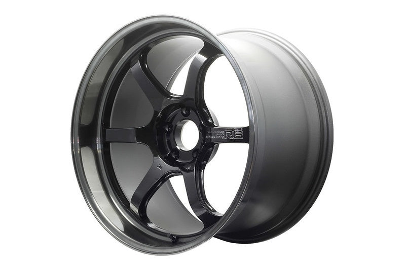 Advan Racing Advan R6 20x9 ET48 5x112 Fälg, Machining & Svart Coating Graphite