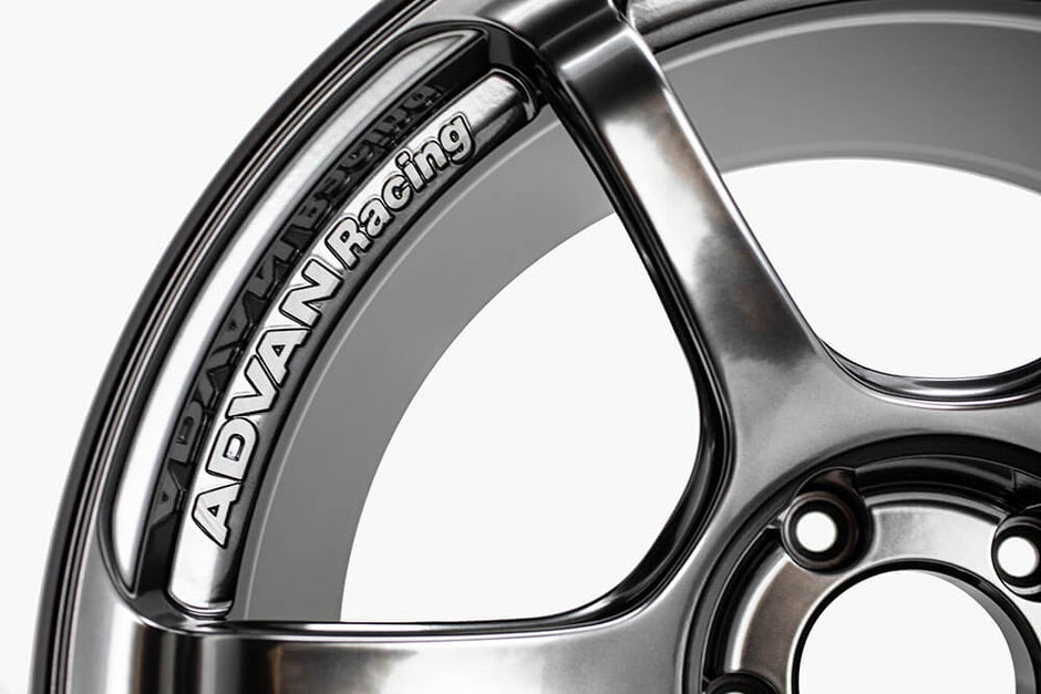Advan Racing Advan RG-4 18x7 ET41 4x100 Fälg, Racing Hyper Svart & Svarvad Kant – bild 8