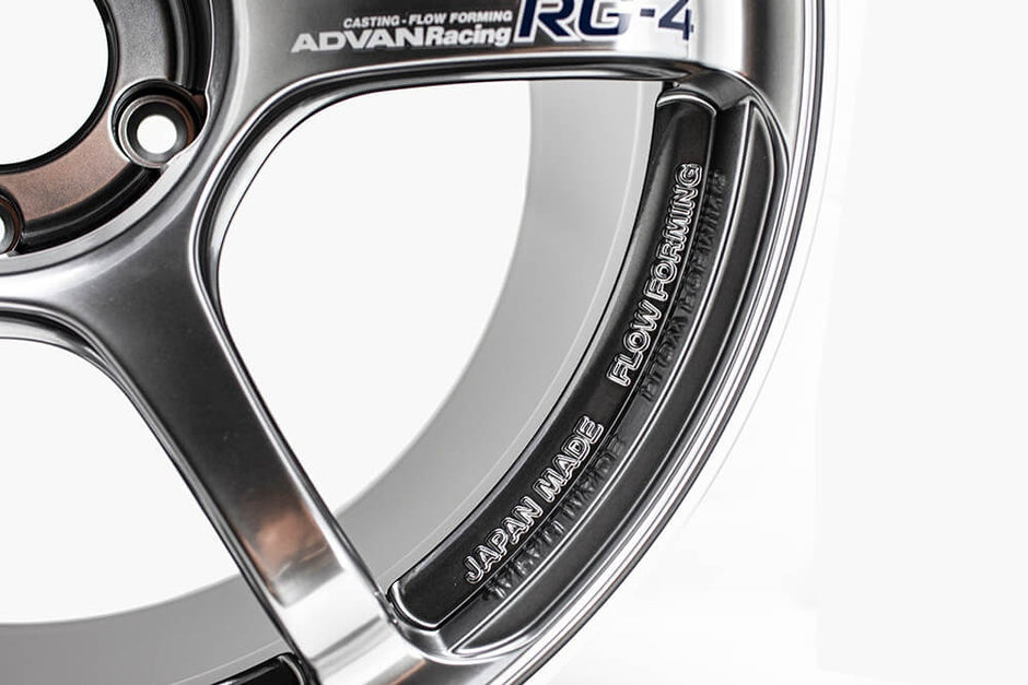 Advan Racing Advan RG-4 18x8.5 ET45 5x112 Fälg, Racing Hyper Svart & Svarvad Kant – bild 7
