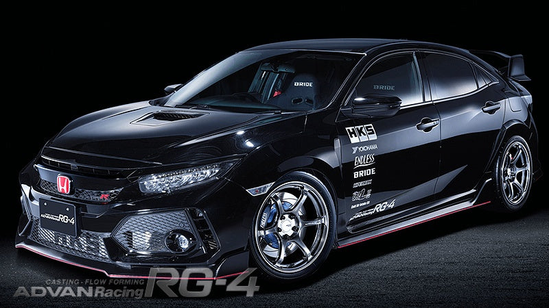Advan Racing Advan RG-4 18x9.5 ET25 5x112 Fälg, Racing Hyper Svart & Svarvad Kant – bild 2